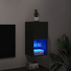 TV-kaappi LED-valoilla musta 30,5x30x60 cm