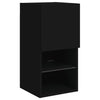 TV-kaappi LED-valoilla musta 30,5x30x60 cm