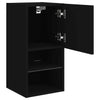 TV-kaappi LED-valoilla musta 30,5x30x60 cm