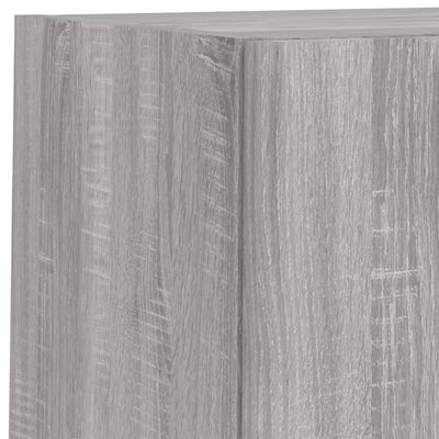 Harmaa tv-kaappi Misu 30,5x30x60cm (led-valoilla sonoma)