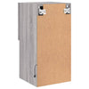 TV-kaapit LED-valoilla 2 kpl harmaa Sonoma 30,5x30x60 cm