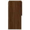 TV-kaappi LED-valoilla ruskea tammi 30,5x30x60 cm