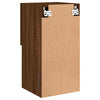 TV-kaappi LED-valoilla ruskea tammi 30,5x30x60 cm