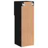 TV-kaappi LED-valoilla musta 30,5x30x90 cm