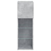 TV-kaappi LED-valoilla betoninharmaa 30,5x30x90 cm