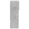 TV-kaappi LED-valoilla betoninharmaa 30,5x30x90 cm