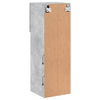 TV-kaappi LED-valoilla betoninharmaa 30,5x30x90 cm