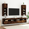 TV-kaappi LED-valoilla savutammi 30,5x30x90 cm