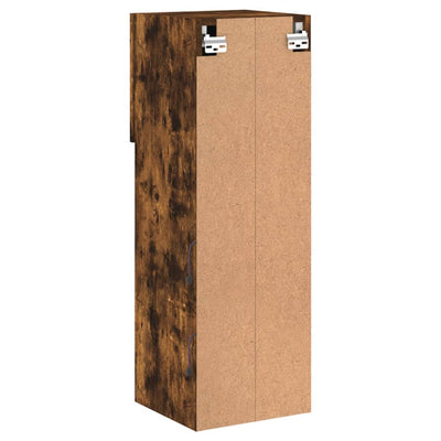 TV-kaappi LED-valoilla savutammi 30,5x30x90 cm