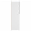 TV-taso LED-valoilla valkoinen 30,5x30x102 cm