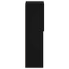 TV-taso LED-valoilla musta 30,5x30x102 cm