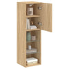 TV-taso LED-valoilla Sonoma-tammi 30,5x30x102 cm