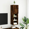 TV-taso LED-valoilla savutammi 30,5x30x102 cm