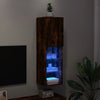 TV-taso LED-valoilla savutammi 30,5x30x102 cm