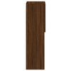 TV-kaapit LED-valoilla 2 kpl ruskea tammi 30,5x30x102 cm