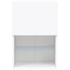 TV-taso LED-valoilla valkoinen 40,5x30x60 cm