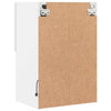 TV-taso LED-valoilla valkoinen 40,5x30x60 cm