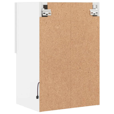 TV-kaapit LED-valoilla 2 kpl valkoinen 40,5x30x60 cm