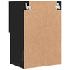 TV-taso LED-valoilla musta 40,5x30x60 cm