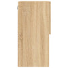 TV-taso LED-valoilla Sonoma-tammi 40,5x30x60 cm
