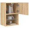 TV-kaapit LED-valoilla 2 kpl Sonoma-tammi 40,5x30x60 cm