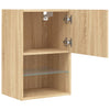 TV-kaapit LED-valoilla 2 kpl Sonoma-tammi 40,5x30x60 cm