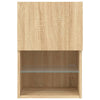TV-kaapit LED-valoilla 2 kpl Sonoma-tammi 40,5x30x60 cm