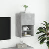 TV-taso LED-valoilla betoninharmaa 40,5x30x60 cm
