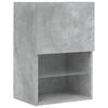 TV-taso LED-valoilla betoninharmaa 40,5x30x60 cm