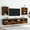 TV-taso LED-valoilla savutammi 40,5x30x60 cm