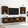 TV-kaappi LED-valoilla ruskea tammi 40,5x30x60 cm