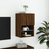 TV-kaappi LED-valoilla ruskea tammi 40,5x30x60 cm