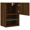 TV-kaappi LED-valoilla ruskea tammi 40,5x30x60 cm