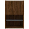 TV-kaappi LED-valoilla ruskea tammi 40,5x30x60 cm