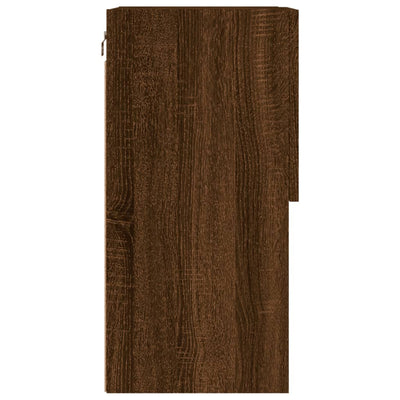TV-kaappi LED-valoilla ruskea tammi 40,5x30x60 cm