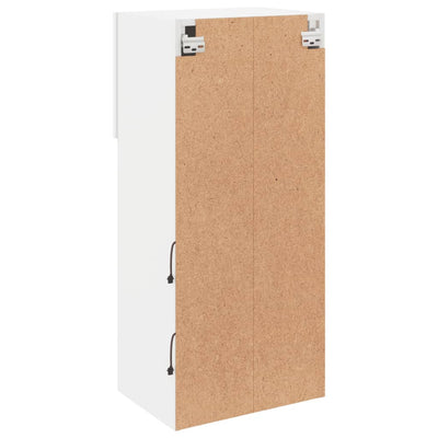 TV-kaapit LED-valoilla 2 kpl valkoinen 40,5x30x90 cm