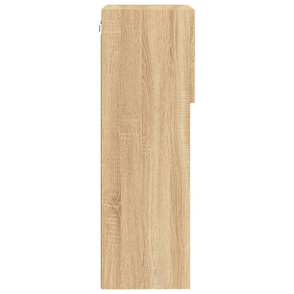 TV-kaapit LED-valoilla 2 kpl Sonoma-tammi 40,5x30x90 cm