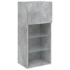 TV-kaappi LED-valoilla betoninharmaa 40,5x30x90 cm