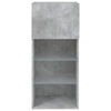 TV-kaappi LED-valoilla betoninharmaa 40,5x30x90 cm