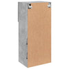 TV-kaappi LED-valoilla betoninharmaa 40,5x30x90 cm