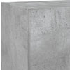 TV-kaappi LED-valoilla betoninharmaa 40,5x30x90 cm