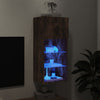 TV-kaappi LED-valoilla savutammi 40,5x30x90 cm