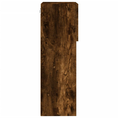 TV-kaapit LED-valoilla 2 kpl savutammi 40,5x30x90 cm