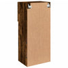 TV-kaapit LED-valoilla 2 kpl savutammi 40,5x30x90 cm