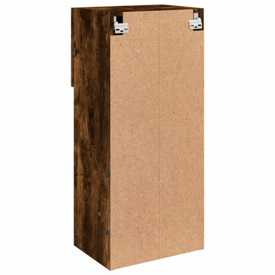 TV-kaapit LED-valoilla 2 kpl savutammi 40,5x30x90 cm