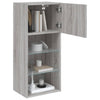 TV-kaappi LED-valoilla harmaa Sonoma 40,5x30x90 cm