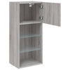 TV-kaappi LED-valoilla harmaa Sonoma 40,5x30x90 cm