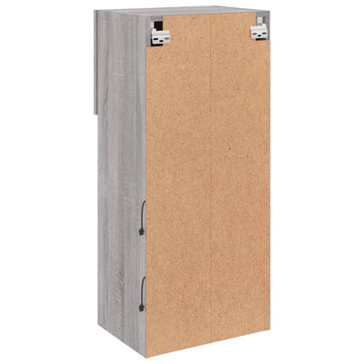 TV-kaappi LED-valoilla harmaa Sonoma 40,5x30x90 cm