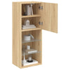 TV-kaappi LED-valoilla Sonoma-tammi 40,5x30x102 cm