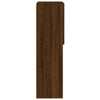 TV-kaappi LED-valoilla ruskea tammi 40,5x30x102 cm